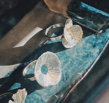 【🇧🇪Ginkgo - Jewels】以自然為靈感的精緻銀飾，925純銀手工製作｜HEIMA 稀物角落
