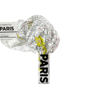 Palomar - Crumpled City Map - Paris