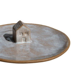 thenatc - Incense / Trinket Round Dish - House