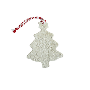 thenatc - Ornament - White Tree w/star