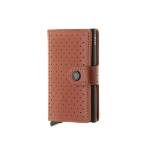 Secrid - Miniwallet - Perforated (RFID Blocking) - Cognac