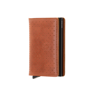 Secrid - Slimwallet - Perforated (RFID Blocking) - Cognac