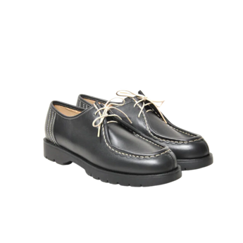 KLEMAN - PADROR - BLACK - BEIGE STITCH – Heima KLEMAN - PADROR - BLACK - BEIGE STITCH – Heima