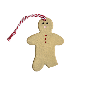 thenatc - Ornament - Bitten Gingerbread Man