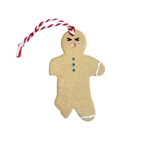 thenatc - Ornament - Bitten Gingerbread Man