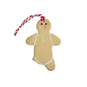 thenatc - Ornament - Bitten Gingerbread Man