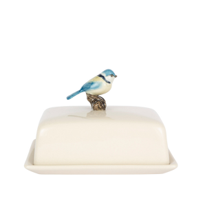 Quail Ceramics - Blue tit Butter Dish