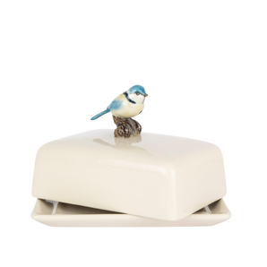 Quail Ceramics - Blue tit Butter Dish