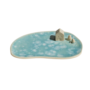 thenatc - Incense / Trinket Dish - Lake House & Trees