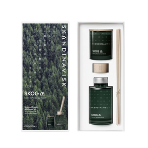 Skandinavisk - GIFTSET- SKOG Scented Candle & Diffuser