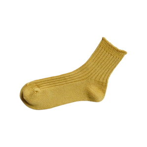 NISHIGUCHI KUTSUSHITA - Linen Ribbed Socks