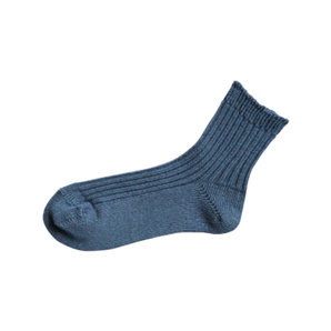 NISHIGUCHI KUTSUSHITA - Linen Ribbed Socks