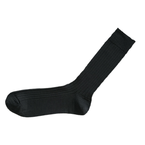 NISHIGUCHI KUTSUSHITA - Silk Cotton Ribbed Socks