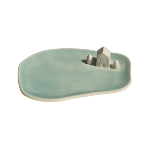 thenatc - Incense / Trinket Dish - Lake House & Trees