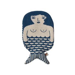 Donna Wilson - Hot Water Bottle - Mermaid / Merman (Blue)