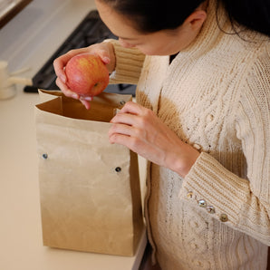 SIWA - Clutch Bag M - Brown