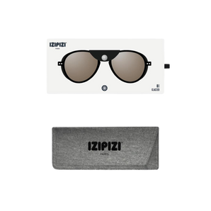 Izipizi - French Brand Glacier Sunglasses (Adult) - Shape #I - Black