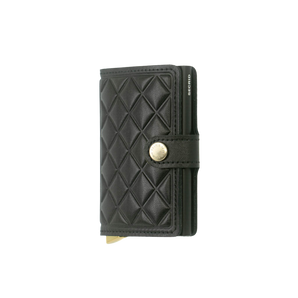 Secrid - Miniwallet - Premium Emboss Diamond (RFID Blocking) - Black