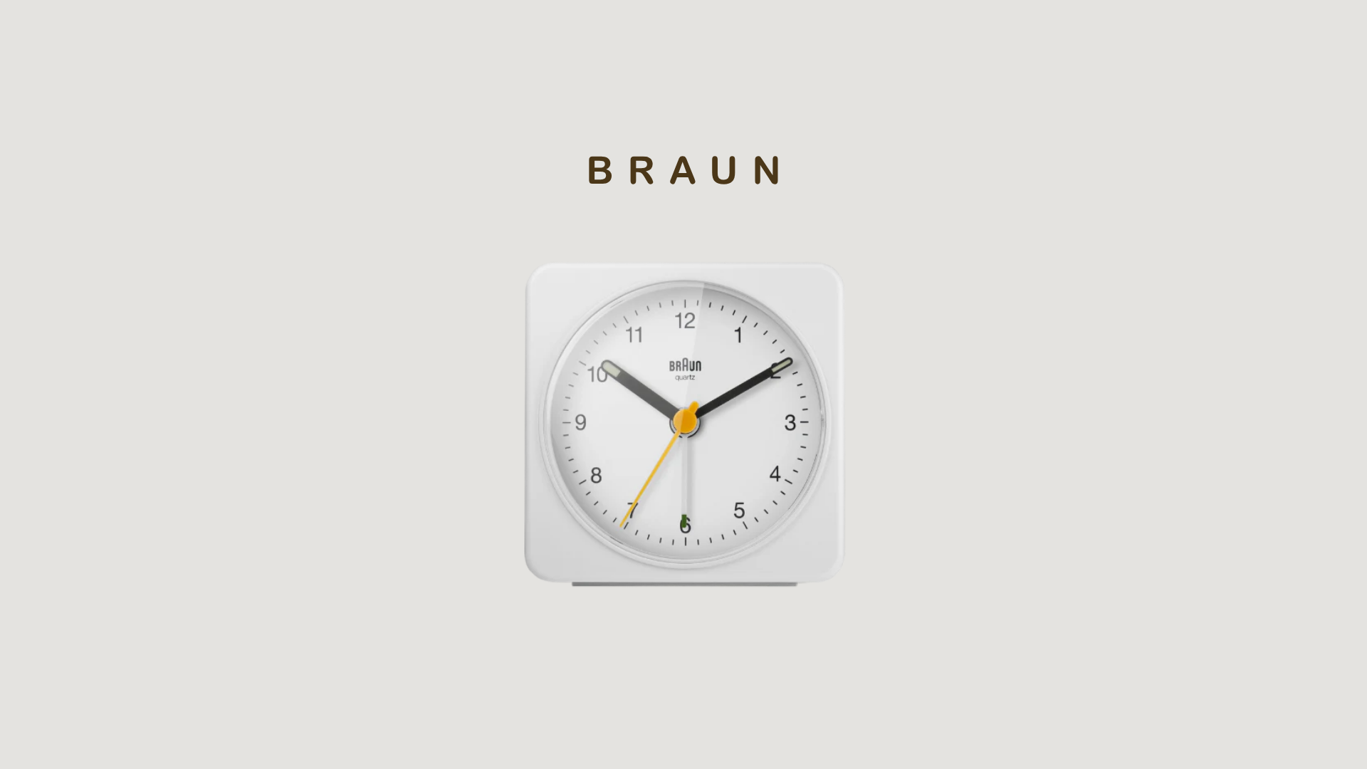 インテリア時計 BRAUN type4781 ABK31(Made in Germany) Dietrich Lubs / BRAUN / Wall clock ABK31 - organ-online.com