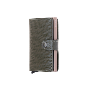 Secrid - Miniwallet - Saffiano (RFID Blocking) - Olive