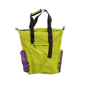 Crash Baggage - CRASH NOT CRASH Side Tote Bag - Acid Green & Violet