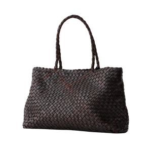 Dragon Diffusion - VINTAGE MESH TOTE - DARK BROWN