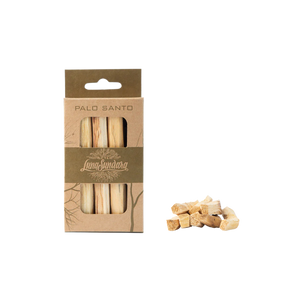 Luna Sundara - Premium Ecuadorian Palo Santo Smudging Sticks Single Pack (8 Sticks)