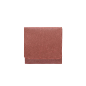 SIWA - Coin Case with Snap Button - Terra Cotta