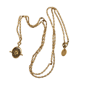 LA2L - Collier Sacha Lune Pivot - Noir transparent