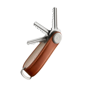 Orbitkey - 2.0 Key Organiser - Leather - Cognac/Tan