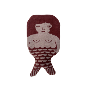 Donna Wilson - Hot Water Bottle  - Mermaid / Merman (Brown / Harvest)