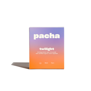 Pacha - Twilight - 有機棉夜用衛生巾 (29cm 10片裝)