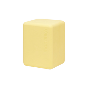 MANDUKA - RECYCLED FOAM YOGA MINI BLOCK - Lemon