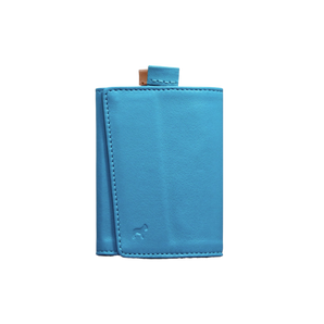 THE FRENCHIE CO. - Speed Wallet Mini - Turquoise-Tan