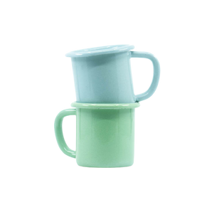 Elifle Enamelware - Small Mug - Green