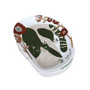 moritaMiW - Small Plate - 空き地の陽だまりの猫
