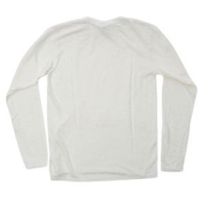 UES - LINEN LONG SLEEVE T - WHITE