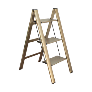 Hasegawa - Slim Mini 3 steps Ladder - Gold