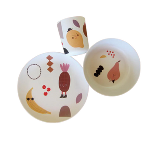 nuukk - Bamboo Set of 3 - Cheeky Fruit