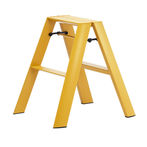 Hasegawa - Lucano 2-step ladder - Mustard Yellow