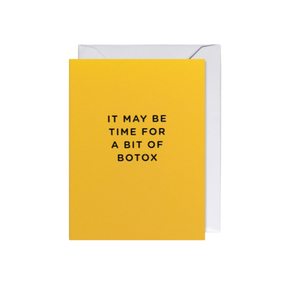 klang und kleid - Gift Card - It May Be Time For A Bit Of Botox