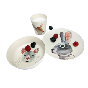 nuukk - Bamboo Set of 3 - Bunny & Friends