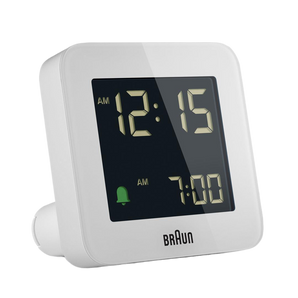 Braun Clocks - Digital Alarm Clock BC09 - White