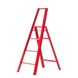 Hasegawa - Lucano 3-step ladder - Red