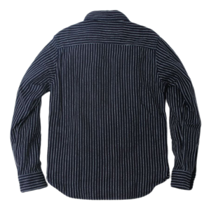 UES - INDIGO STRIPE FLANNEL SHIRT