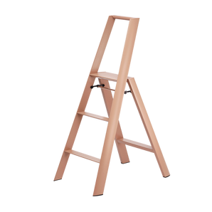 Hasegawa - Lucano 3-step ladder - Peach Brown