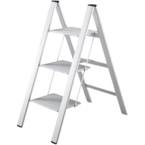 Hasegawa - Slim step ladder - 3 steps - Aluminium