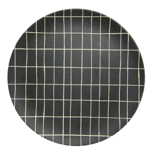 nuukk - Bamboo Plate - Grid Black