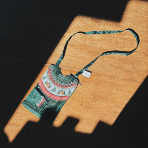 BRIGITTE TANAKA - POUCHETTE PULL VERT PETIT