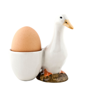 Quail Ceramics - Pekin duck with egg cup